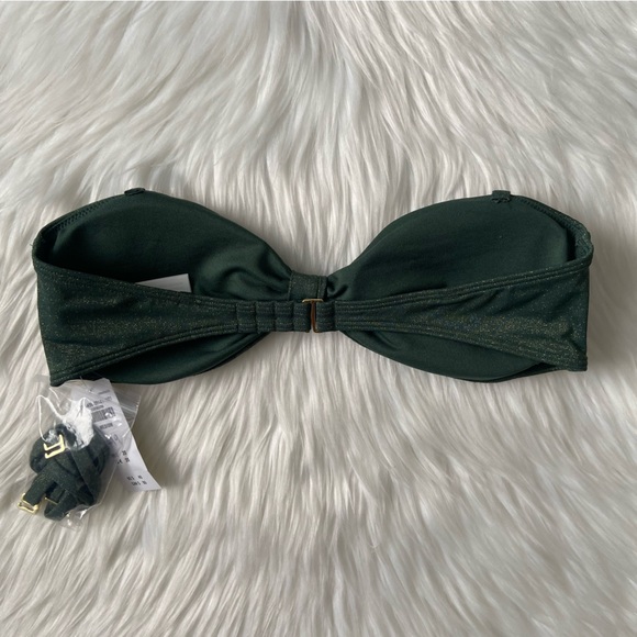 knot-front bandeau swim top - Picture 3 of 7